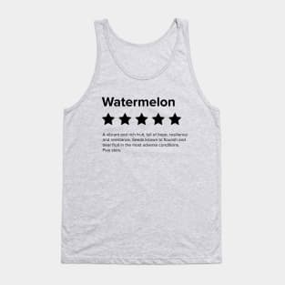 Watermelon Palestine 5 Star Review Tank Top